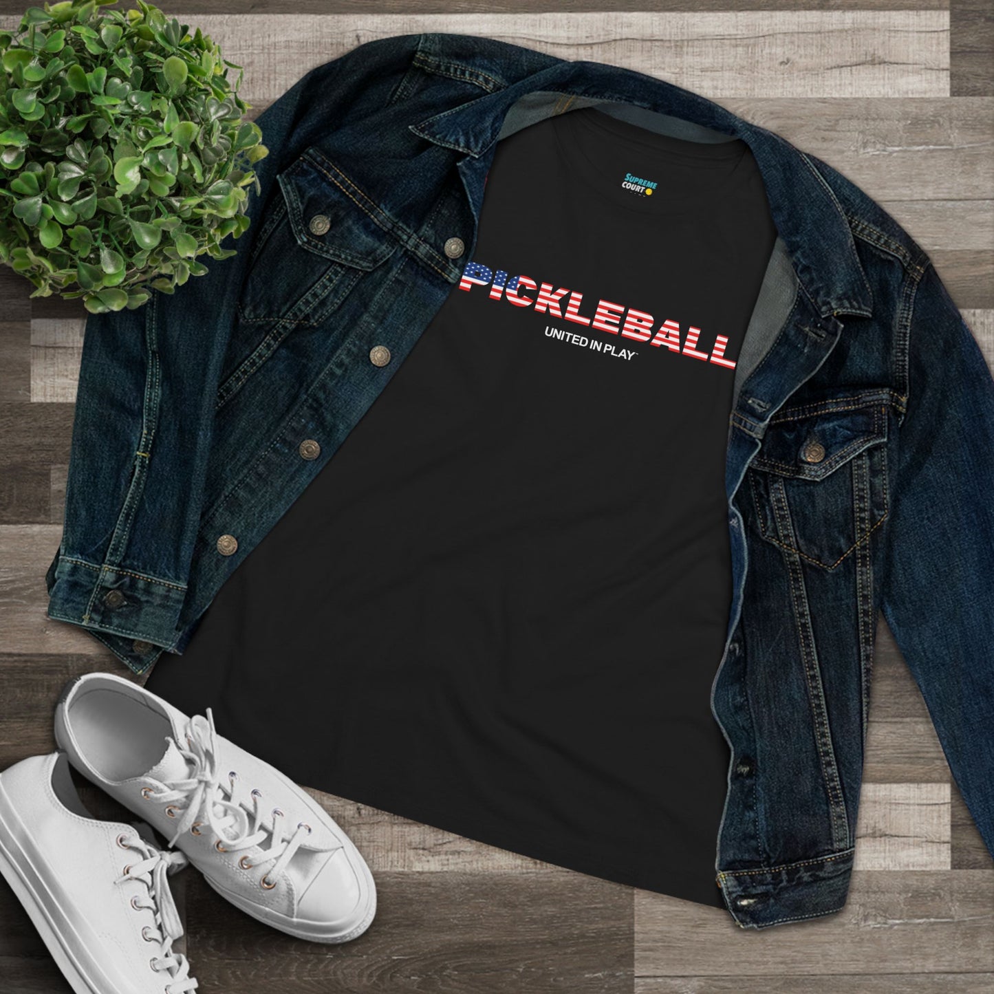 Pickleball (USA Flag) – Women's Premium Tee