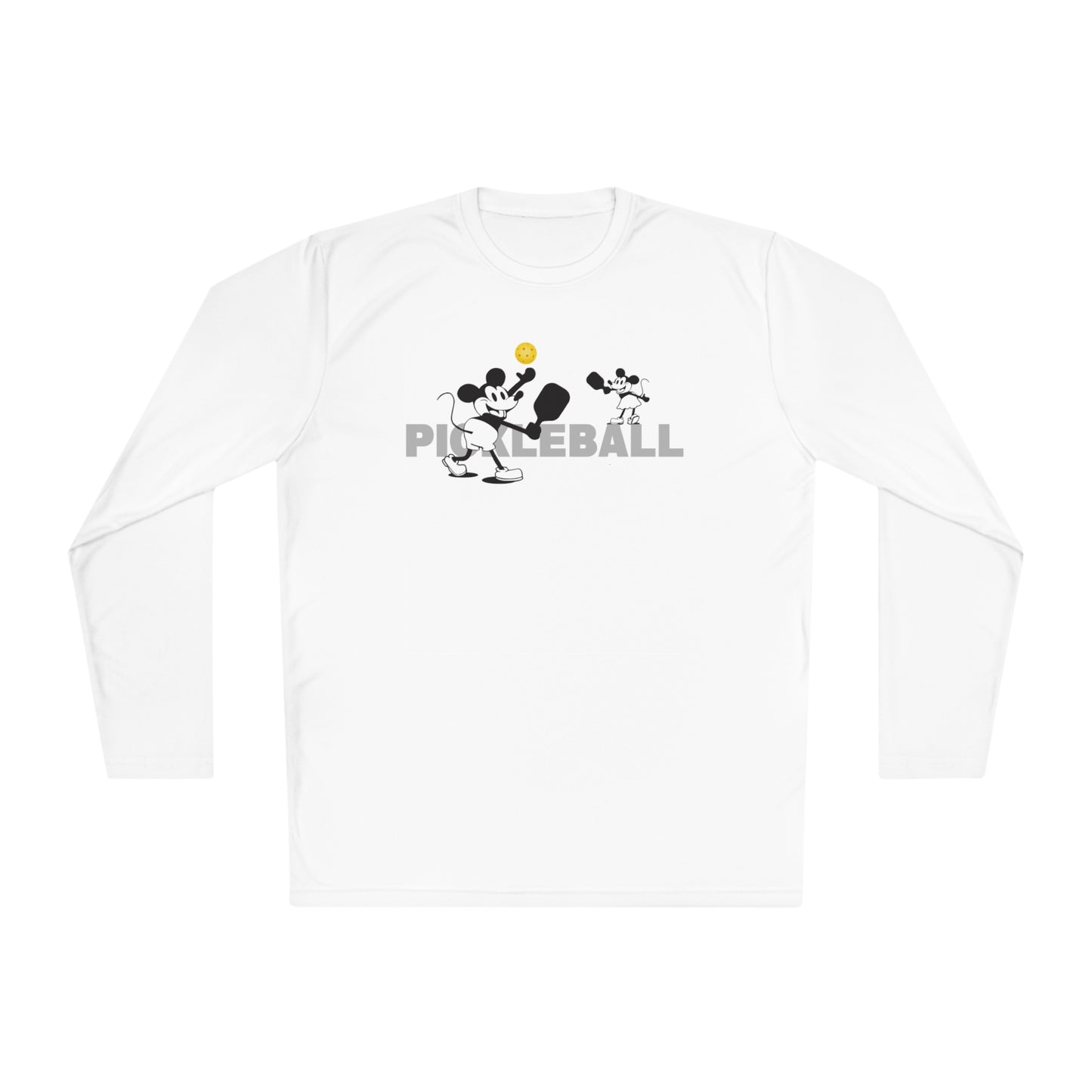 Steamboat Willie (Pickleball) – Unisex Long Sleeve Performance Tee