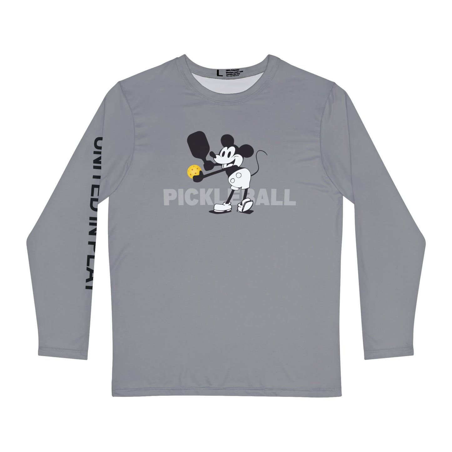 Steamboat Willie (Pickleball)  – Men's Long Sleeve Performance Shirt