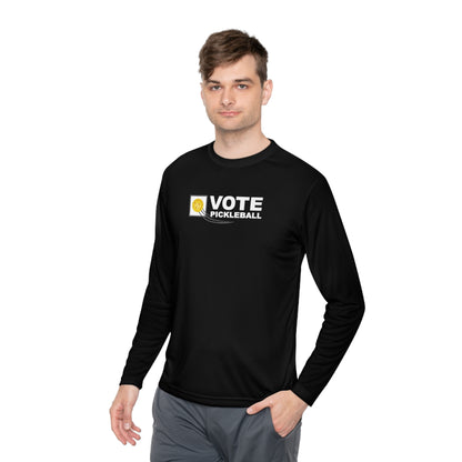 VOTE PICKLEBALL (United In Play) – Unisex Long Sleeve Performance Tee