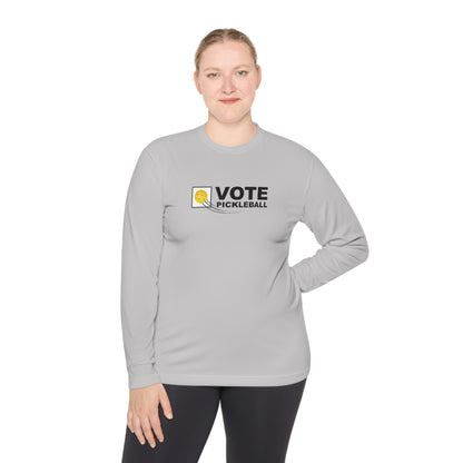 VOTE PICKLEBALL (United In Play) – Unisex Long Sleeve Performance Tee