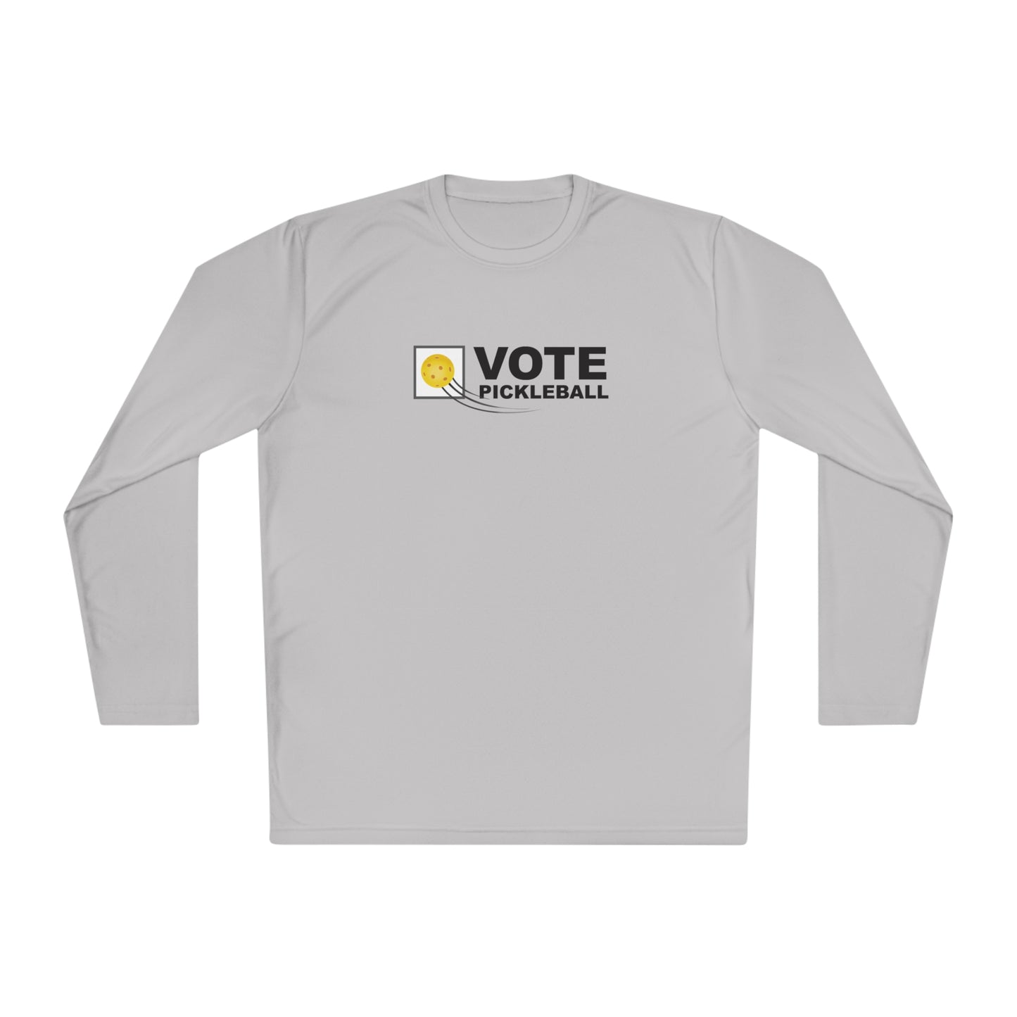 VOTE PICKLEBALL (United In Play) – Unisex Long Sleeve Performance Tee