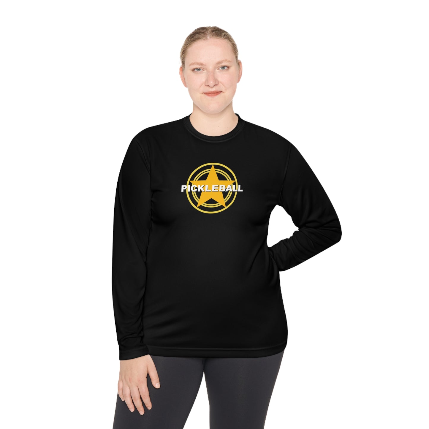 Pickleball (Star) – Unisex Long Sleeve Performance Tee