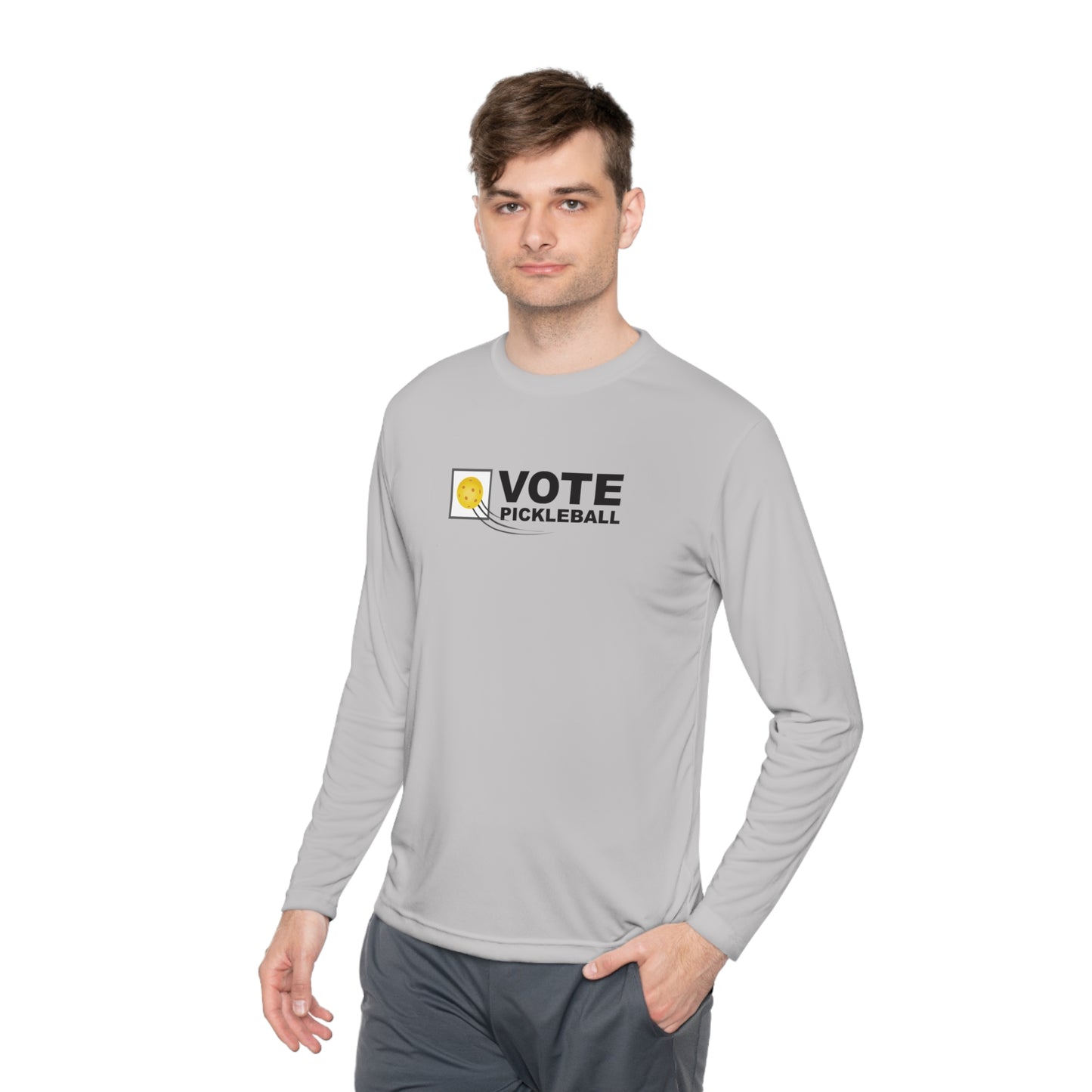 VOTE PICKLEBALL (United In Play) – Unisex Long Sleeve Performance Tee