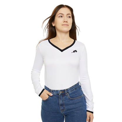 Paddle & Ball – Women's Long Sleeve V-neck