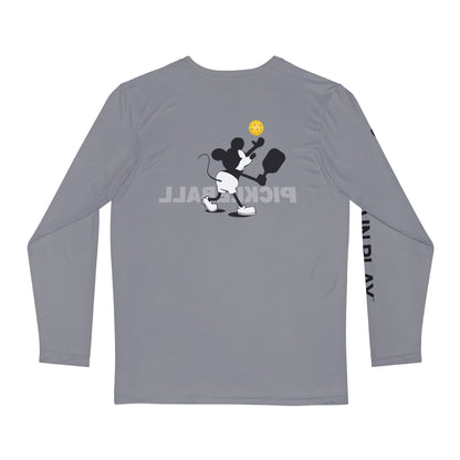 Steamboat Willie (Pickleball)  – Men's Long Sleeve Performance Shirt